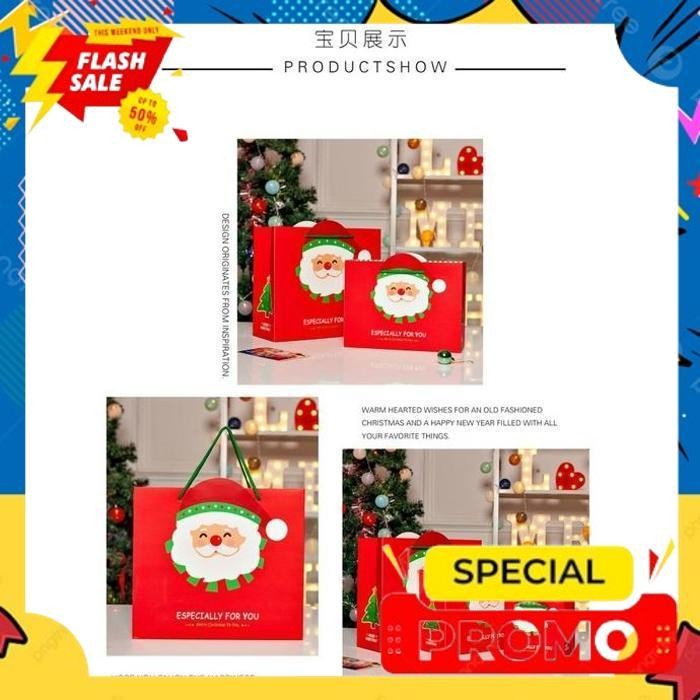 

SALE PBSA SANTA PAPERBAG BOX KOTAK NATAL BINGKISAN TEMPAT HADIAH KADO FURUBA