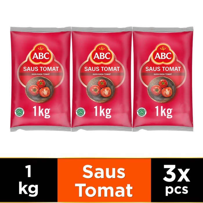 

Sale Abc Saus Tomat 1 Kg Multi Pack 3 Pcs