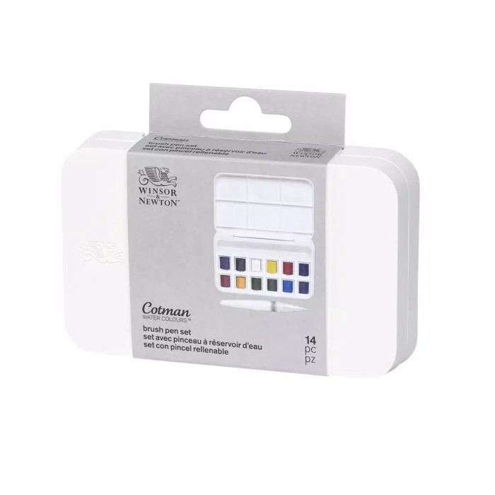 

Ba Cotman Brushpen Set 12 Half Pans - Water Colours Watercolor Brush Pen