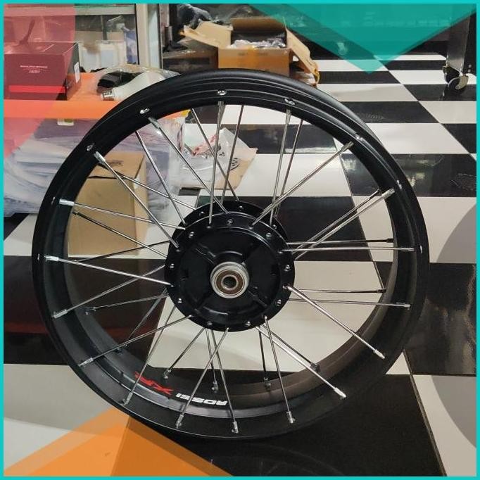 Paket Velg Tubeless Rossi XR Kawasaki W175 Include Tromol 140BZ4 perk