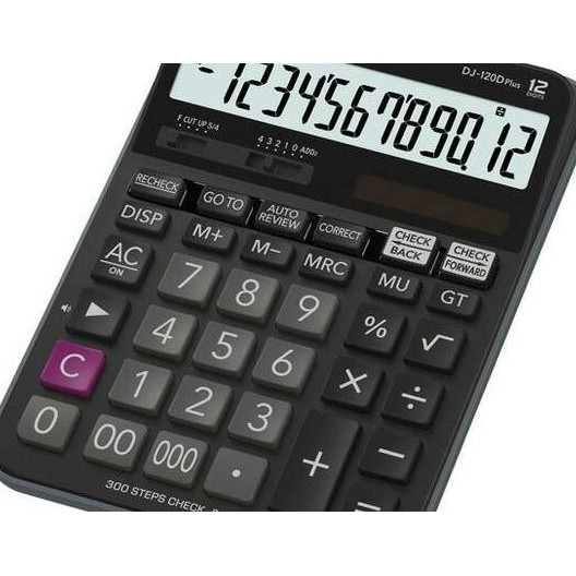 

Kalkulator Meja Casio Dj-120D Plus Desktop Che & Correct Calculator