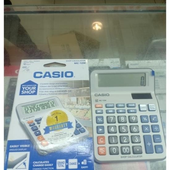 

Calculator Desktop Menggunakan Baterai Besar A2 Aa Mc12M Mc 12 M Casio