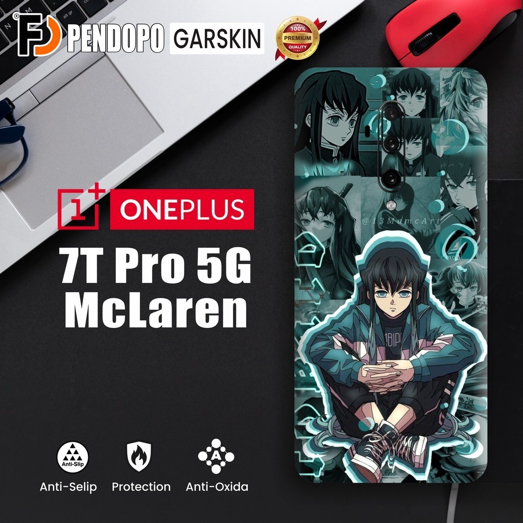 Premium Protection Garskin Oneplus 7t Pro 5g Mclaren Stiker Custom (2PCS) Bisa COD