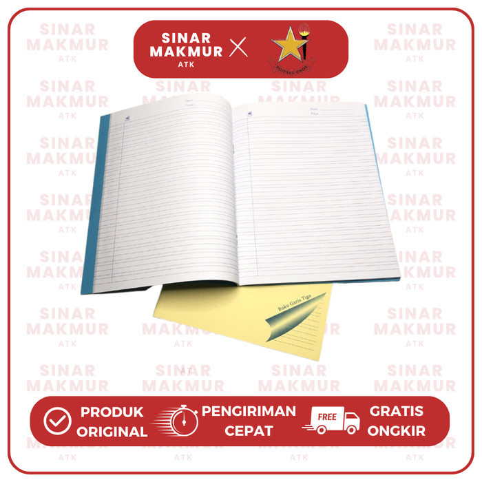 

Sale Buku Tulis Bergaris/Menulis Halus/Musik Garis 3/5 Bintang Obor