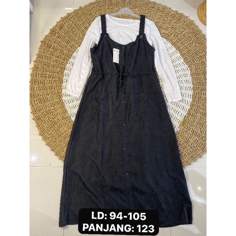 OVERALL GAMIS WANITA SATU SET