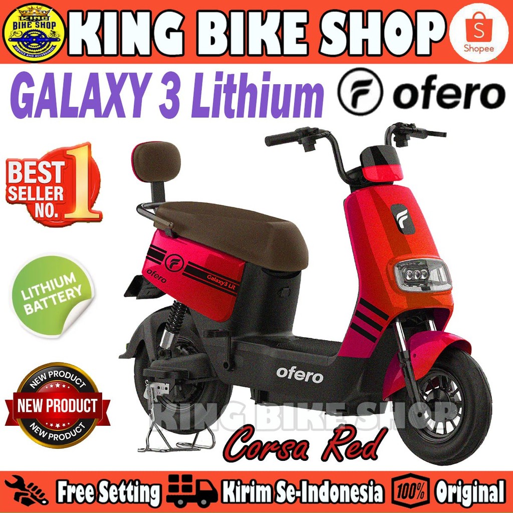 Sepeda Motor Listrik OFERO GALAXY 3 LITHIUM Electric E Bike