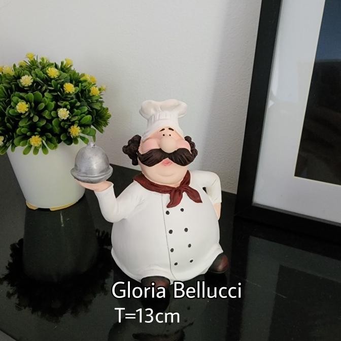 PATUNG PAJANGAN KOKI CHEF PELAYAN CAFE