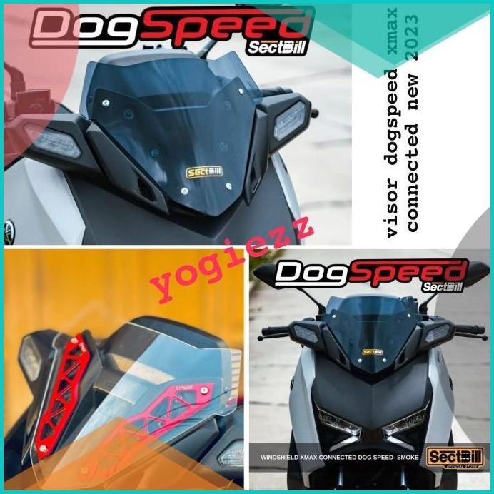 windshield xmax connected dogspeed visor xmax connected 2023 2024 sec