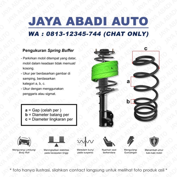 Osano Spring Buffer Sbf 06 - Toyota Innova Reborn Venture 2018 (Depan)