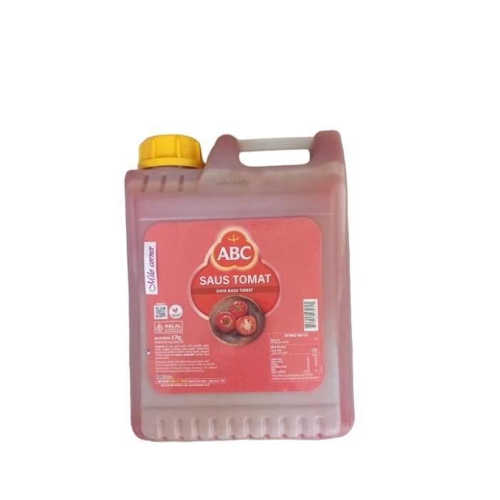 

Dijual!!! Abc Saus Tomat Jerigen 5,7 Kg Sauce Ketchup Terlaris