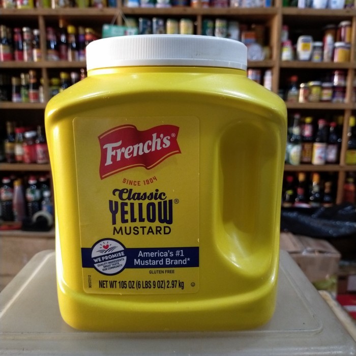 

Dijual!!! French'S Classic Yellow Mustard 2.97Kg/ 105Oz