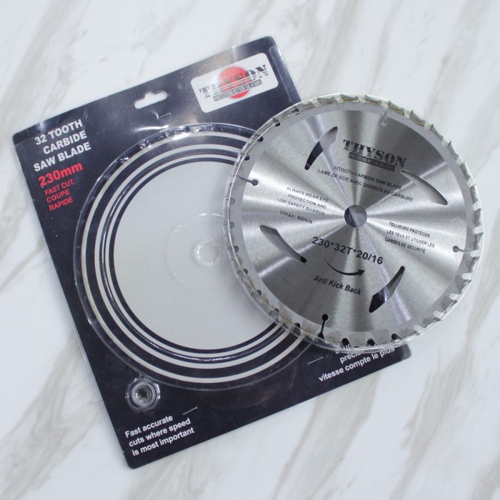 Mata Gergaji Circular 9Inc230Mmx32T Saw Blade For Wood Anti Kick Back Diskon