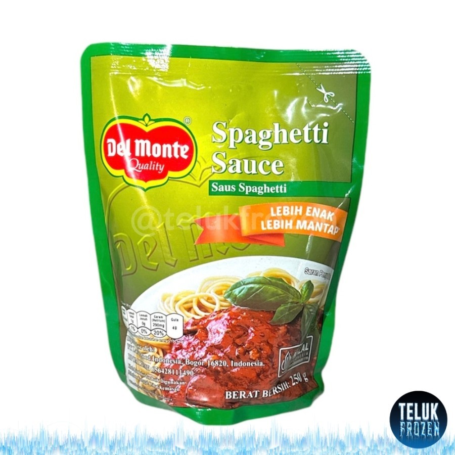 

Delmonte Spaghetti Sauce 250gr 250 g gram Premium Quality Del Monte Saus Spageti Saos Instan Halal Enak Mantap Bolognese