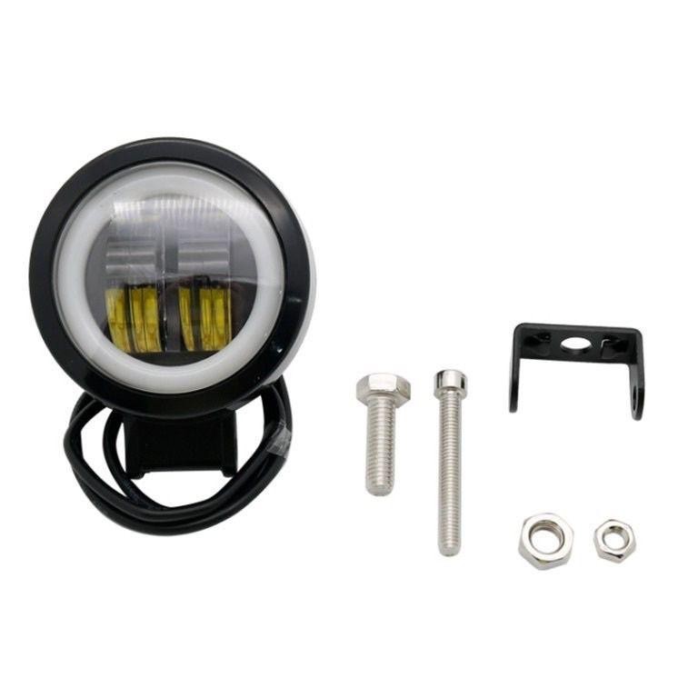 Big Sale Lampu Led Tembak Sorot X2 Kotak Bulat 20 Watt 4D Mobil Motor Daymaker 20Watt 20W Cutoff Mur