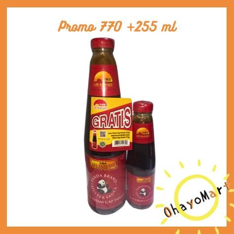 

(PROMO!!) Lee Kum Kee Panda Oyster Sauce/ Saus Tiram Panda 770ml+225ml