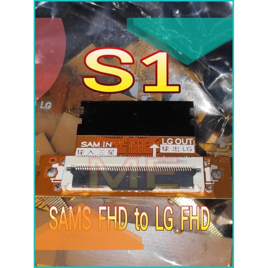 CONVERTER LVDS 51 pin FHD SAMSUNG TO LG FHD SOKET KONVERTER LVDS LCD