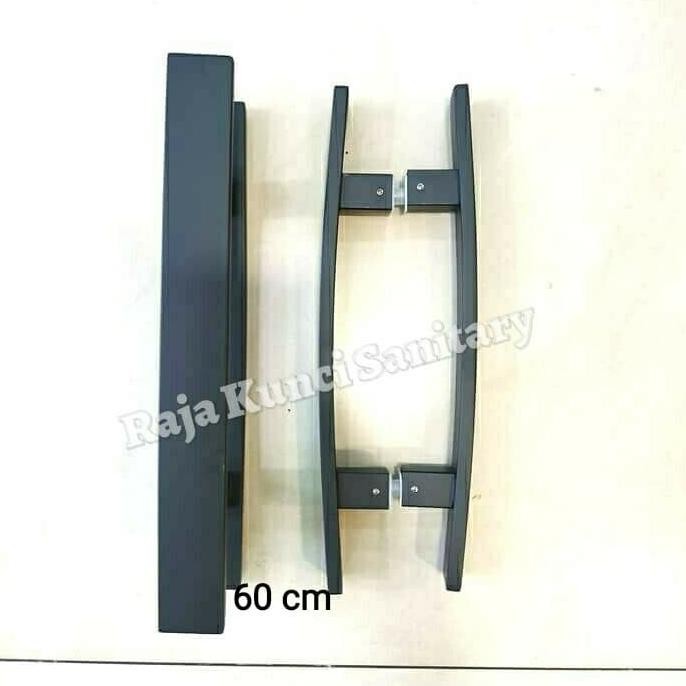 PULL HANDLE STARCK HITAM 212-60CM.Gagang Pintu Hitam Stainless 304