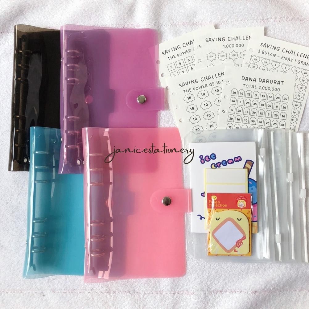 

COD PAKET HEMAT BINDER KEUANGAN A6 Of14