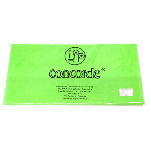 

Gramedia Cirebon - CONCORDE ENV.LAID 90GR C6/12 (MINT GREEN) 81200