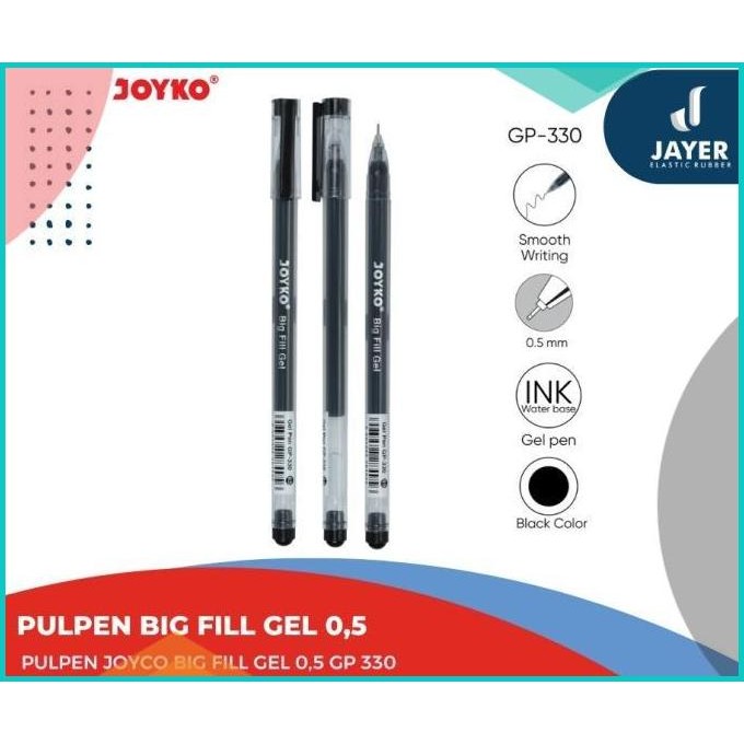 

Pulpen joyko big fill gel 0 5mm BallPoint Joyko 140BZ4 accessories