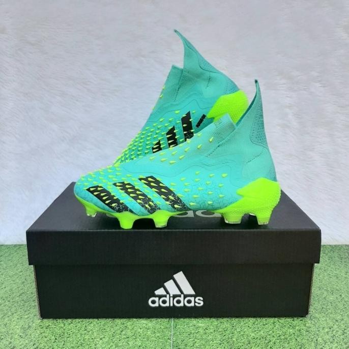 SEPATU BOLA ANAK JUNIOR PREDATOR FREAK+ FG GREEN BLACK TOZKA  F67A