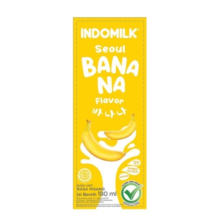 

INDOMILK Seoul Susu UHT Banana 180 ml