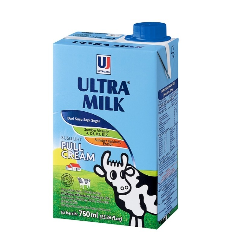 

ULTRA MILK Susu UHT Full Cream 750 ml