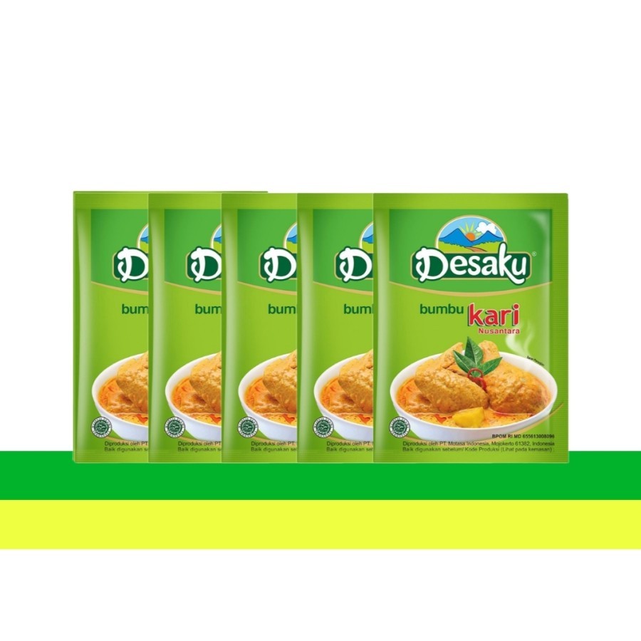 

Desaku Bumbu Instan Kari Ayam 12.5 g × 5 pcs