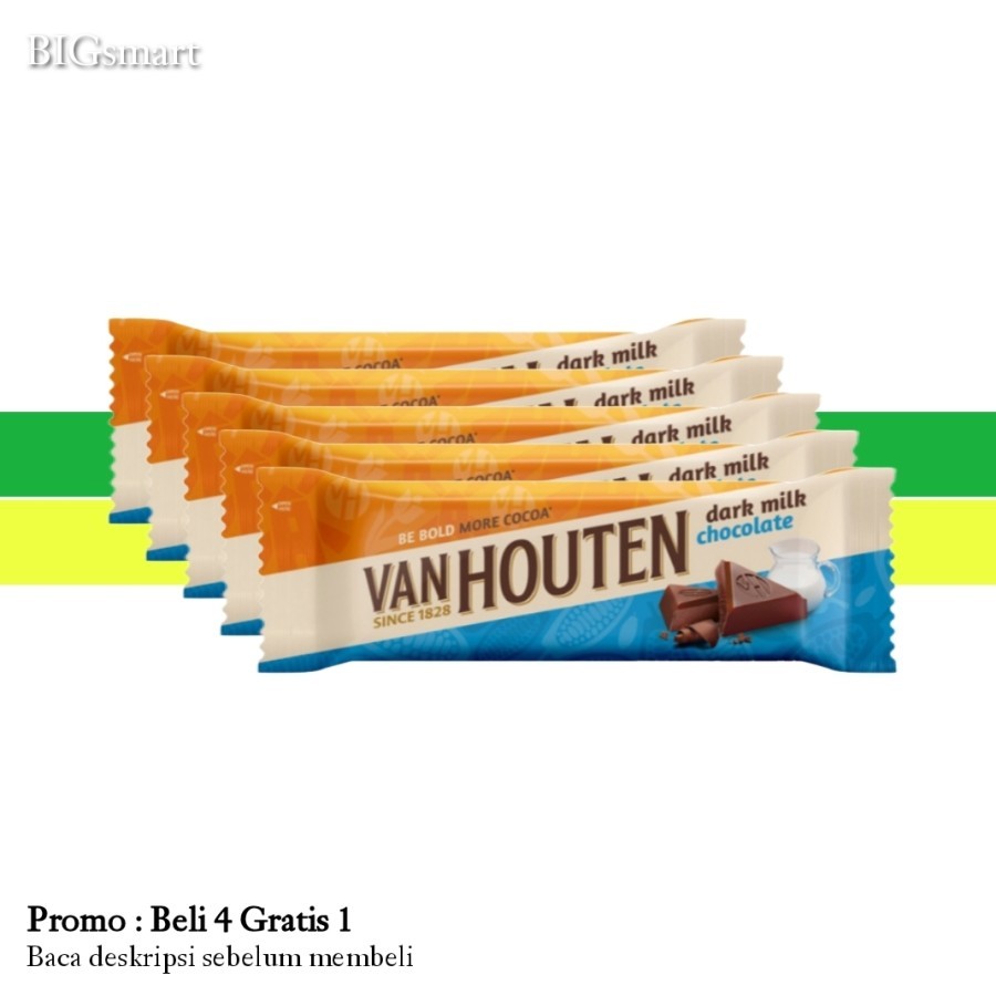 

VAN HOUTEN Beli 4 Gratis 1 Milk Chocolate Bar 40 g