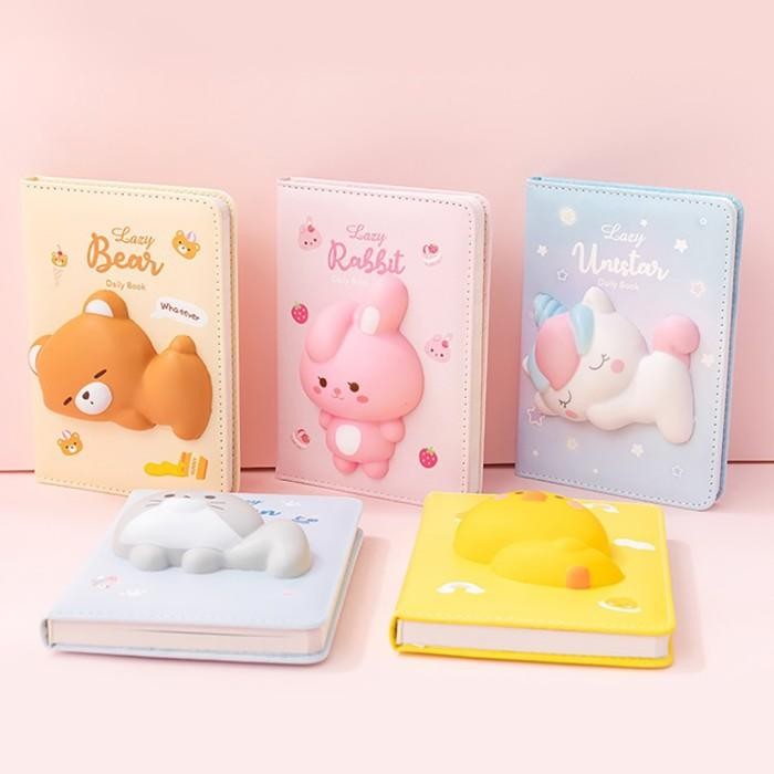 

Tokkado Fuwa Squishy Daily Notebook Agenda Buku Catatan Anak Lucu