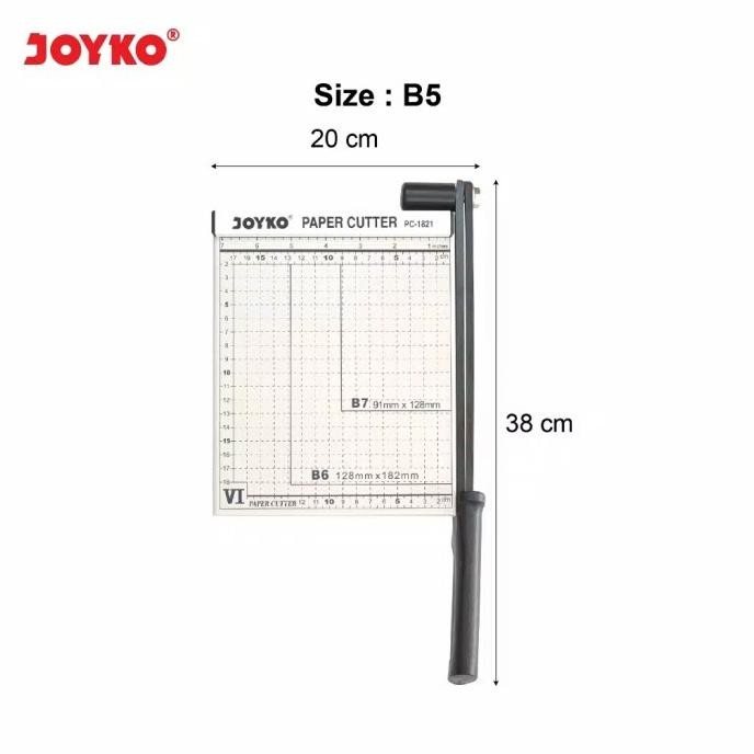 

Paper Cutter Pemotong Kertas Joyko PC-1821 / B5