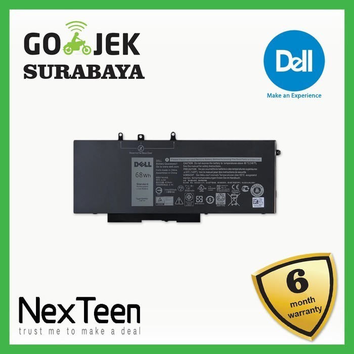Original Baterai Dell Precision 15 3520 15 3530 M3520 M3530 Series GJKNX