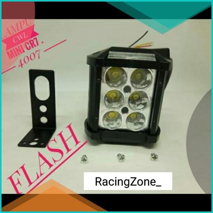 Lampu Tembak Sorot - Lampu Sorot Motor 6 Led Mini - Lampu CWL 6 Mata