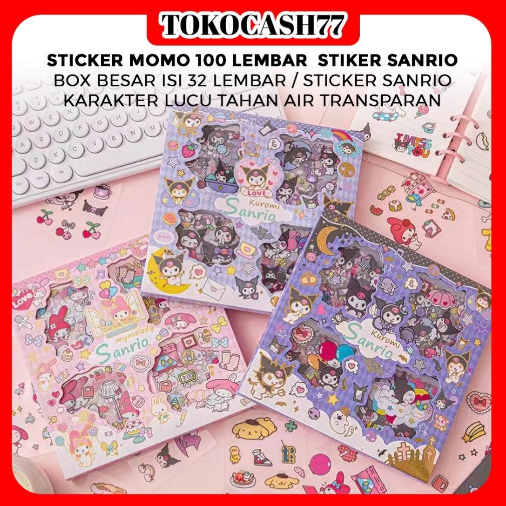 

STICKER MOMO WATERPROOF ISI 100 LEMBAR PER BOX