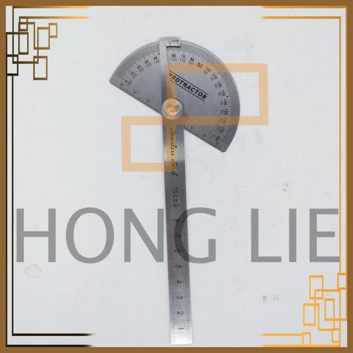 

[HLT] SOLID BUSUR DERAJAT / PROTACTOR PENGGARIS STAINLESS