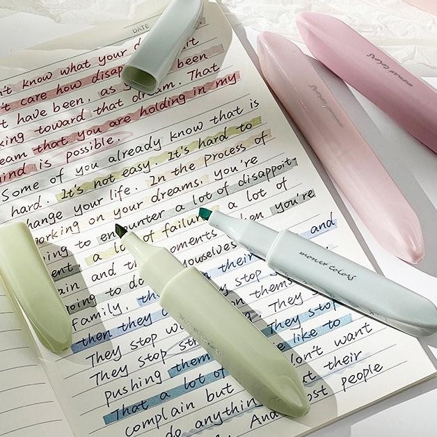 

SD83 Winzige Set 4pcs Highlighter Stabilo Pastel Spidol Warna Warni Morandi Highliter Lucu Journal Marker Pen Alat Tulis Stationery Hemat