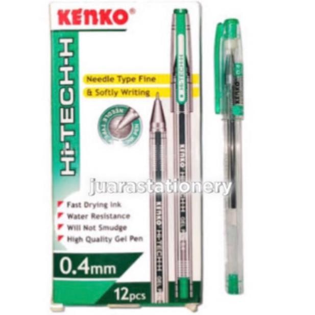 

BYP-27 ( 1 LUSIN 12PCS ) Pulpen Hitech Kenko Pink Oren Ungu Hijau/ Benefit/ Koala Original