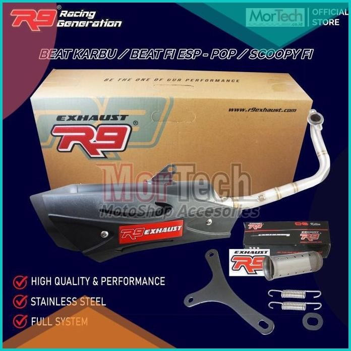 Knalpot Racing R9 Beat Street FI eSP Misano 140BZ4 accessories