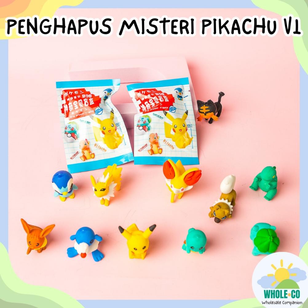 

gq-68 (1 BOX ISI 32 PCS) Penghapus Misteri Paket Pikachu Versi 1 Premium Karakter Poke Cubone Lucu Unik Imut Termurah Grosir Cod B 1000 Hemat