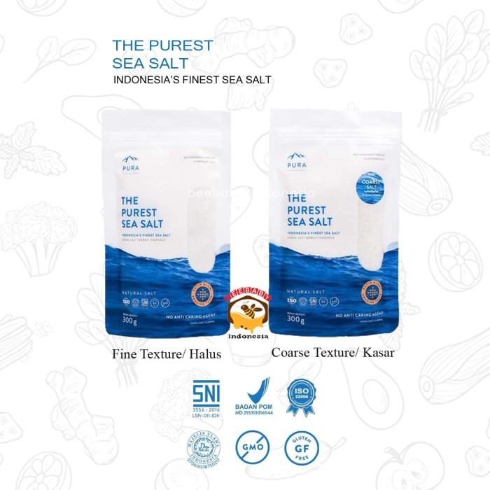 

Pura- The Purest Sea Salt - Garam Halus Dan Kasar - Adelineez