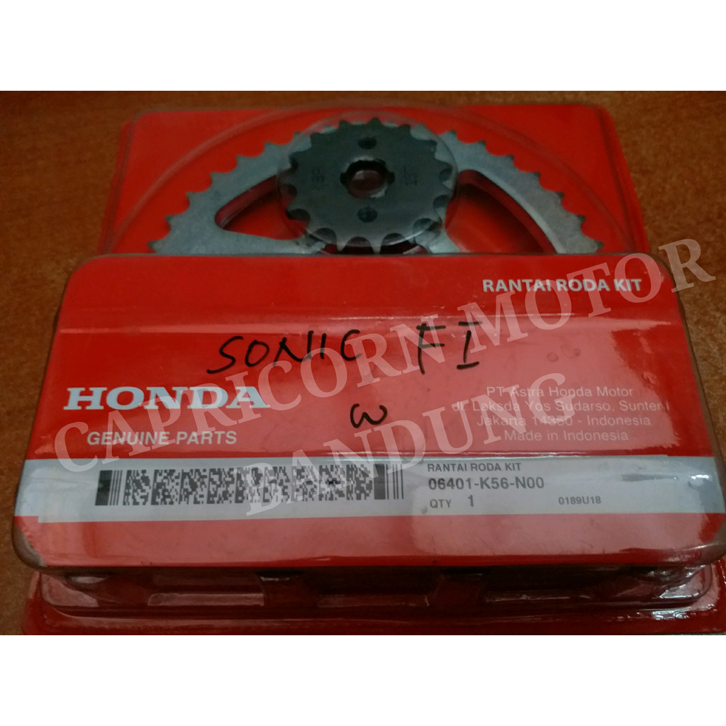 GIR SET GIRSET GIR PAKET SONIC 150 FI INJEKSI AHM ORI