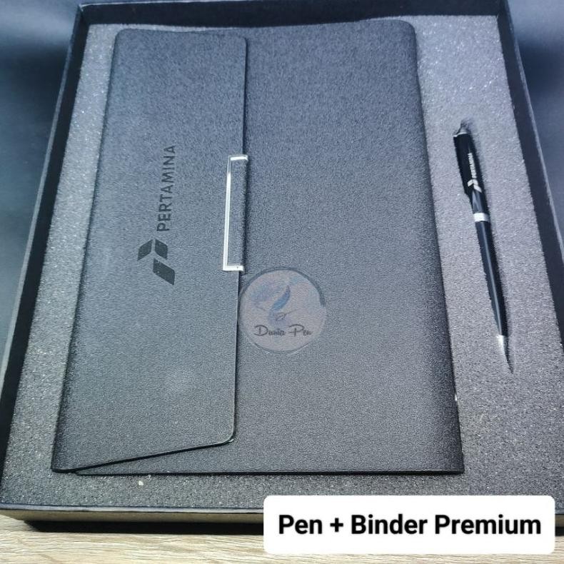 

To94 Premium Custom Giftset Pen + Binder A5 Premium Hemat