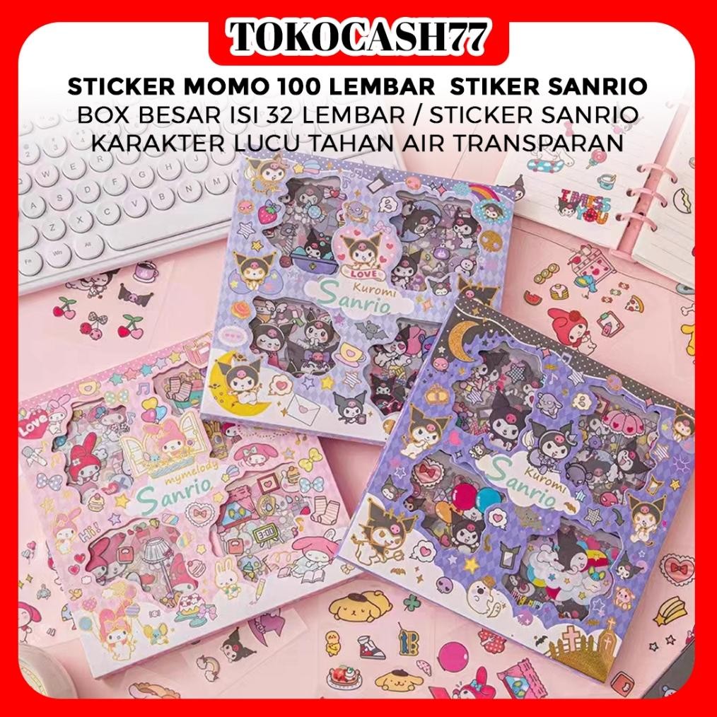 

STICKER MOMO WATERPROOF ISI 100 LEMBAR PER BOX
