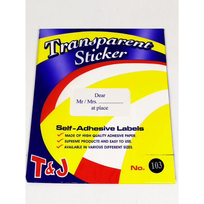 

Gramedia Cirebon - TOM&JERRY LABEL TRANSPARAN 103