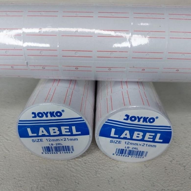 

et-12 LABEL HARGA JOYKO 1LINE /PER ROLL Berkualitas