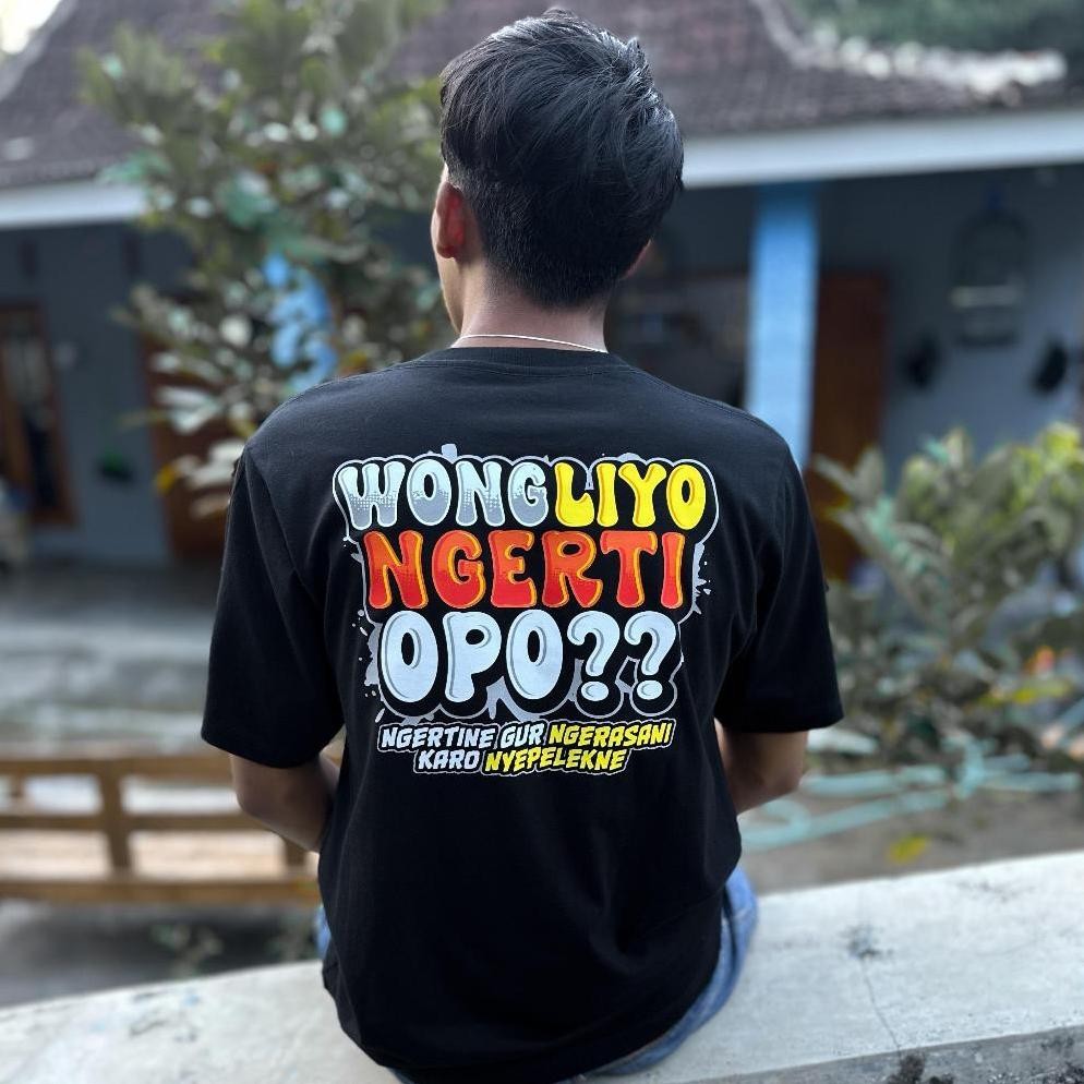 Kaos Custom Satuan Gambar Tulisan/Nama Depan Belakang Baju Custom  Combed 24S Pria Unisex