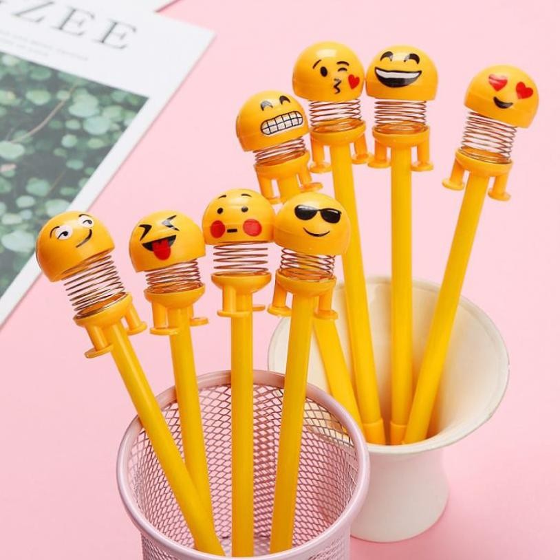 

y-76 COD 1 LUSIN PULPEN GEL MOTIF PER EMOTICON LUCU IMUT / PULPEN PER EMOJI PEN-20 LG Murah
