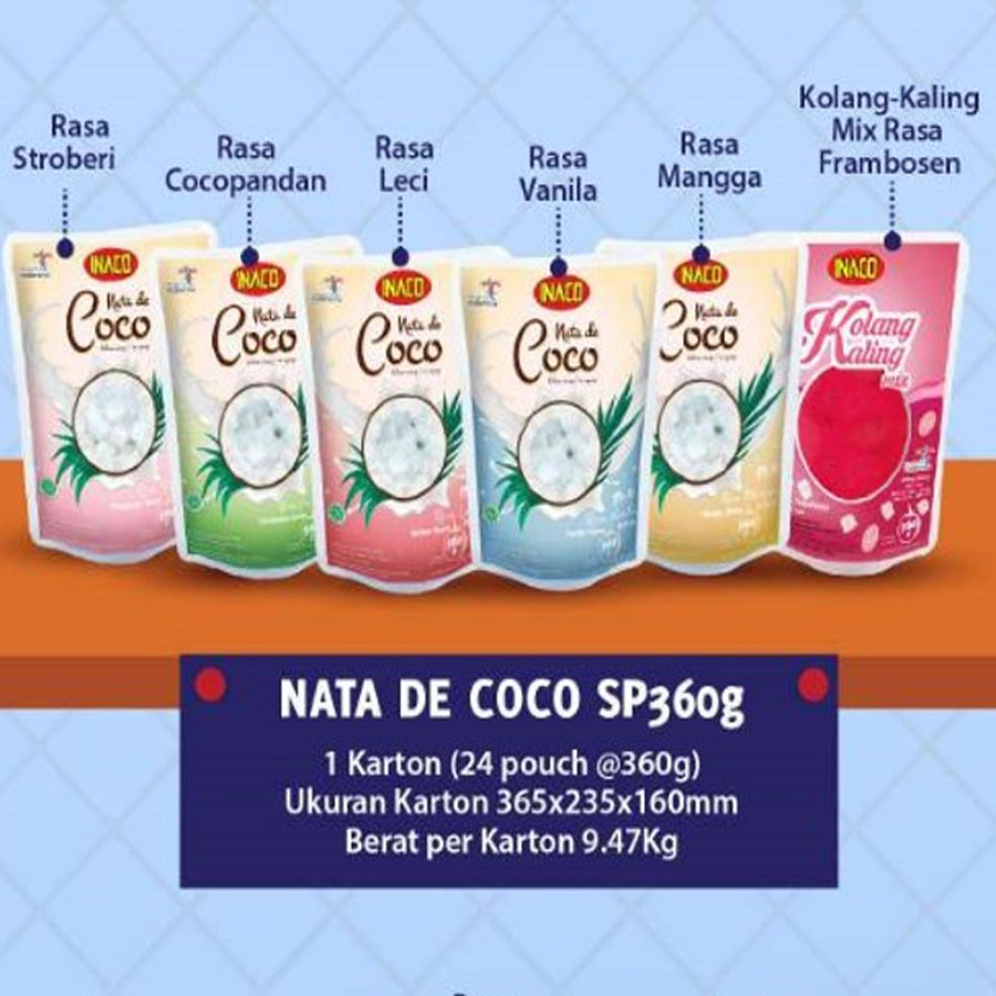 

INACO Nata de Coco 360 gr pouch