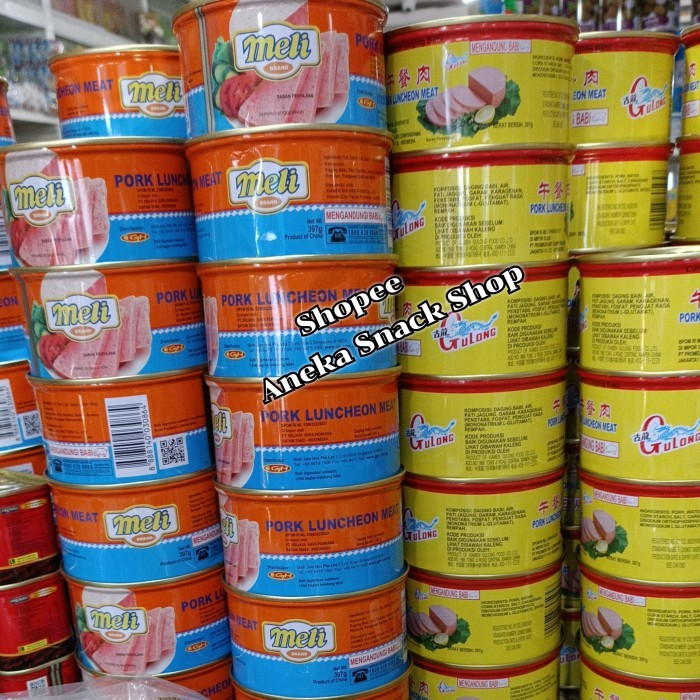 

Pork Luncheon Meat / Daging Ham / Kornet B2 / Daging Babi Kalengan