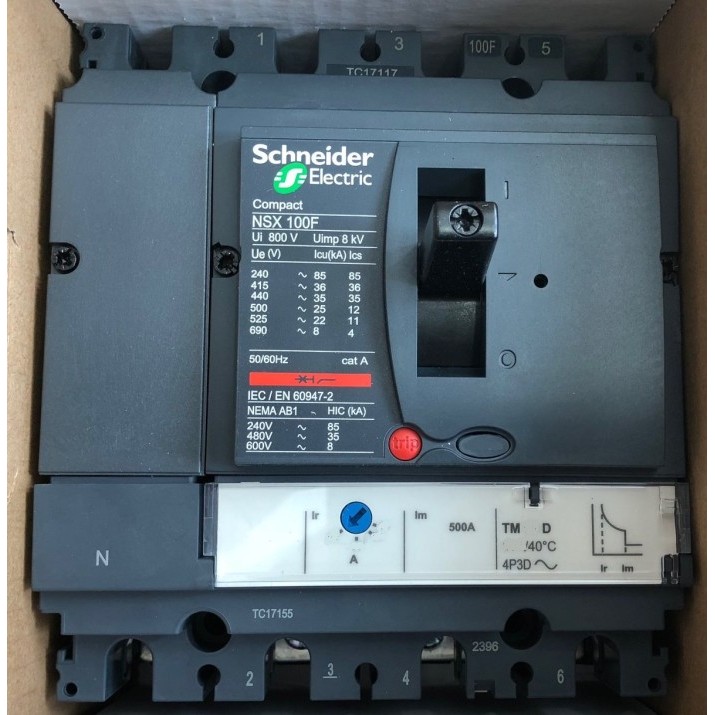 SCHNEIDER  MCCB  36KA NSX100F 4P 25A TMD LV429646